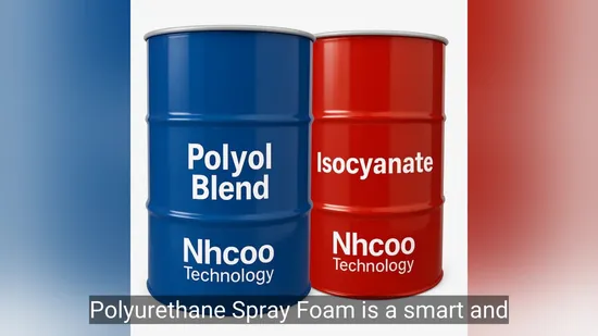 Fornitore cinese di materiali schiumogeni in PU miscela di polioli di polietere + uso di isocianato per l'imballaggio